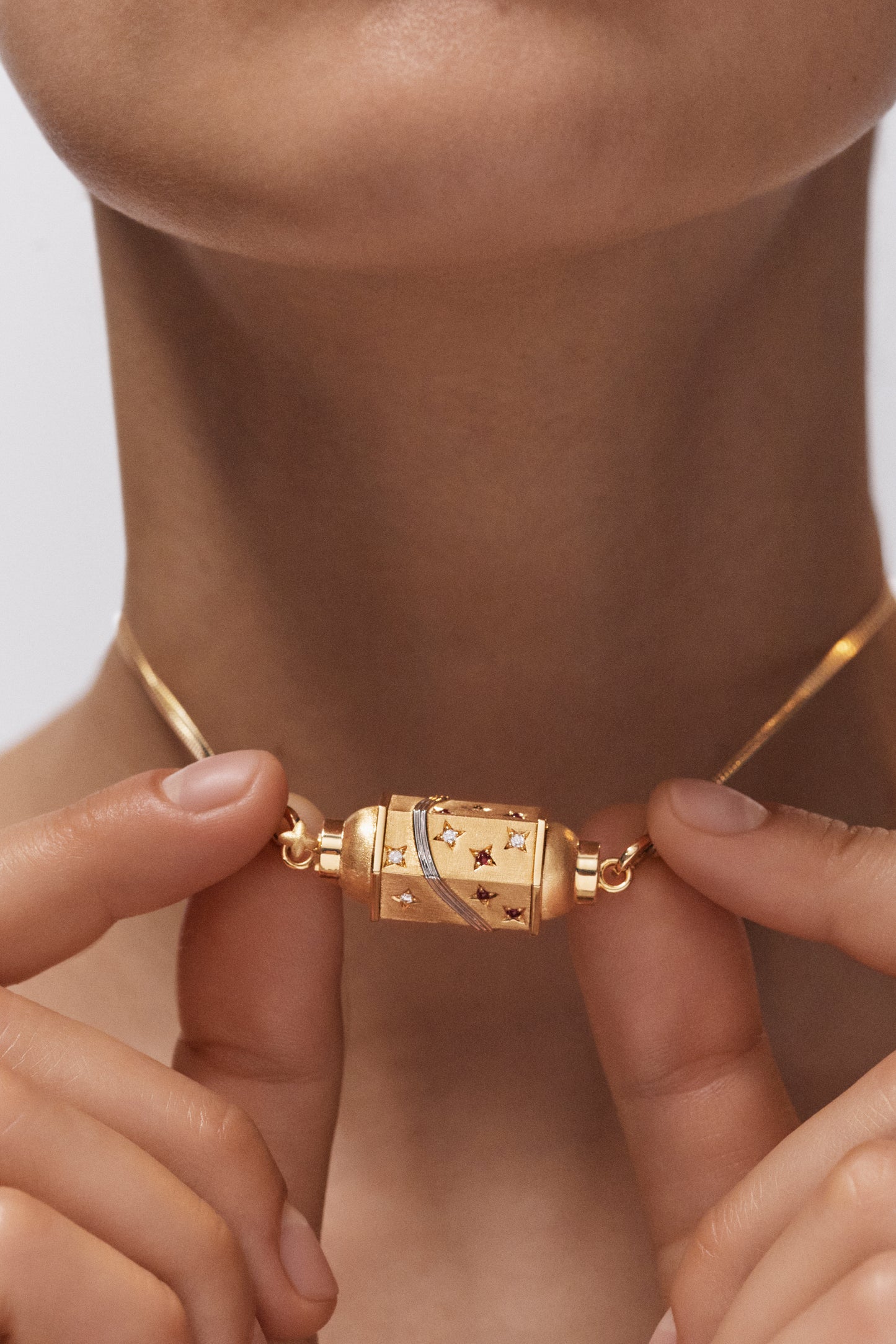 Milky Way Locket Necklace