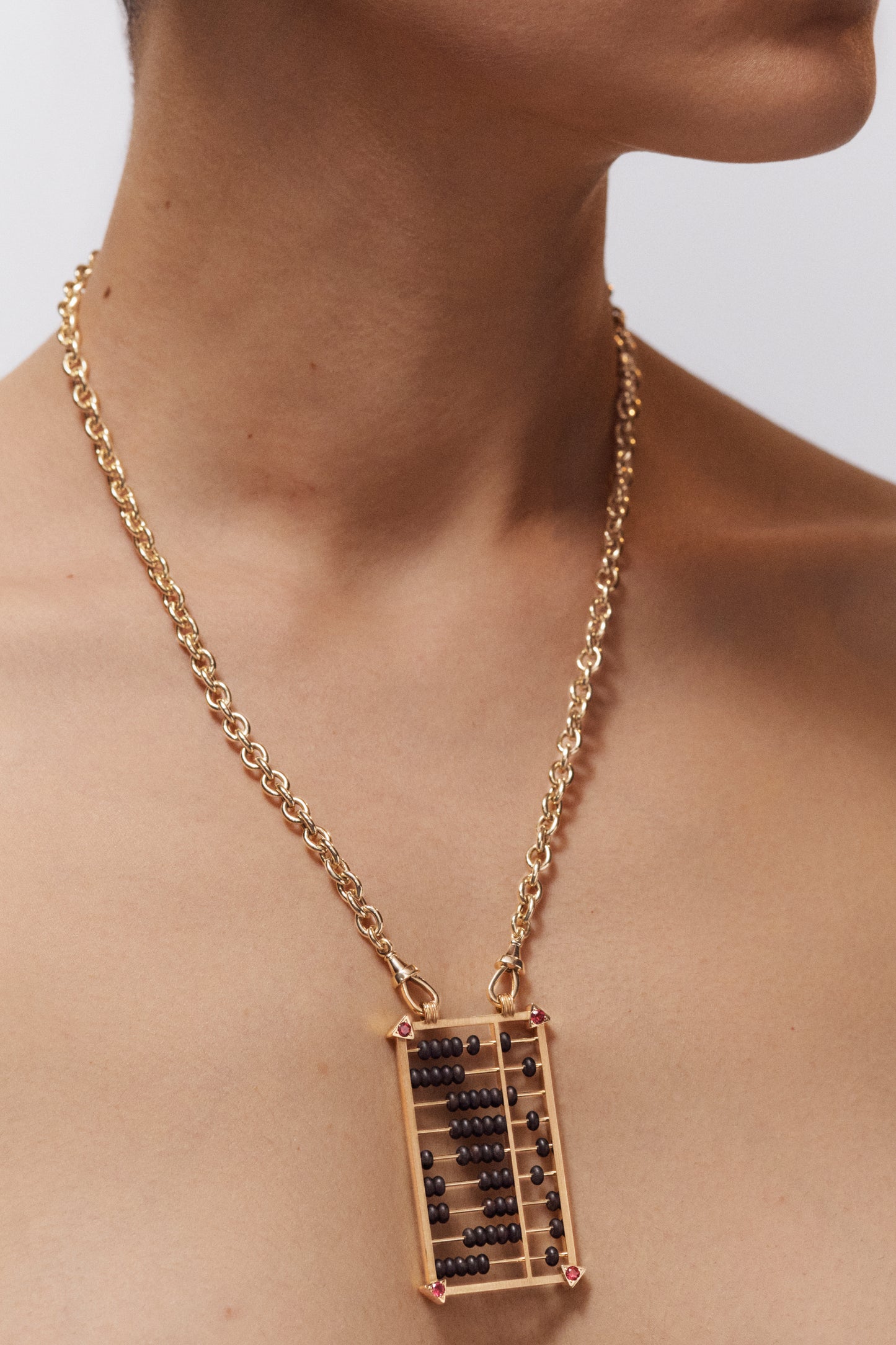 Ebony Abacus Scapular