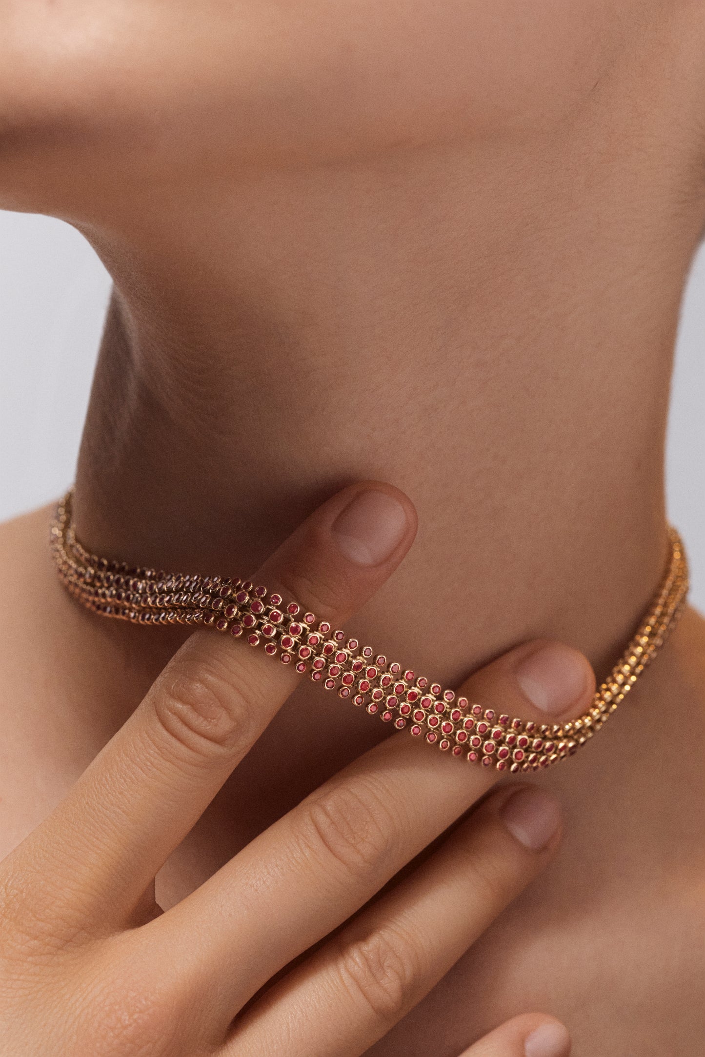 Mesh Ruby Rivière 37cm