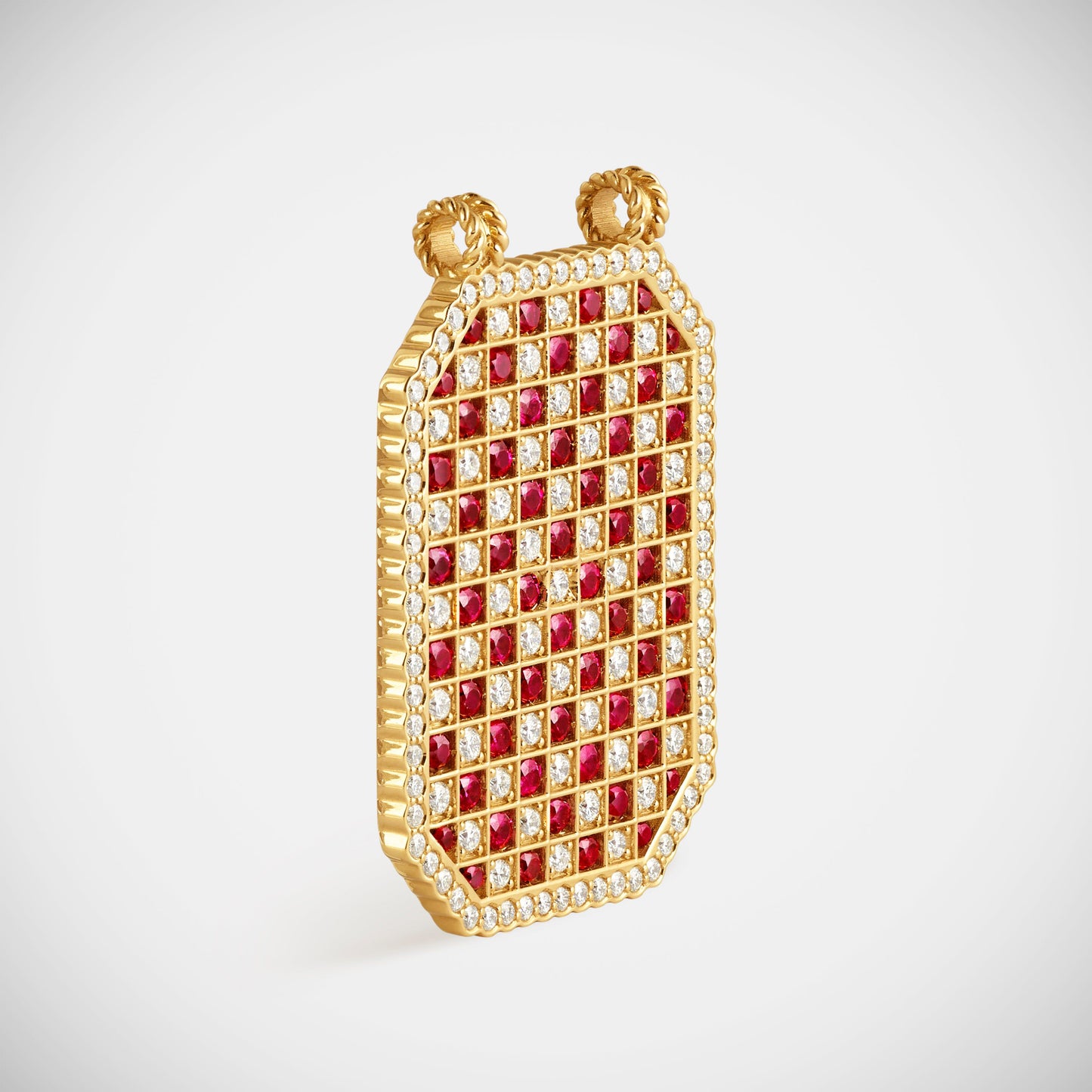 Check Ruby Scapular on Rosa Classic Chain