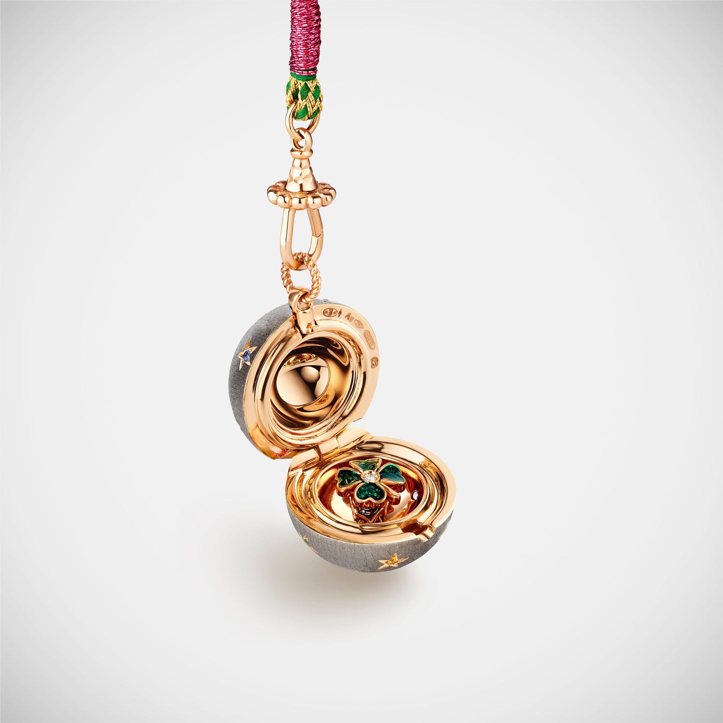 Marie Lichtenberg Staging Locket Clover Orb