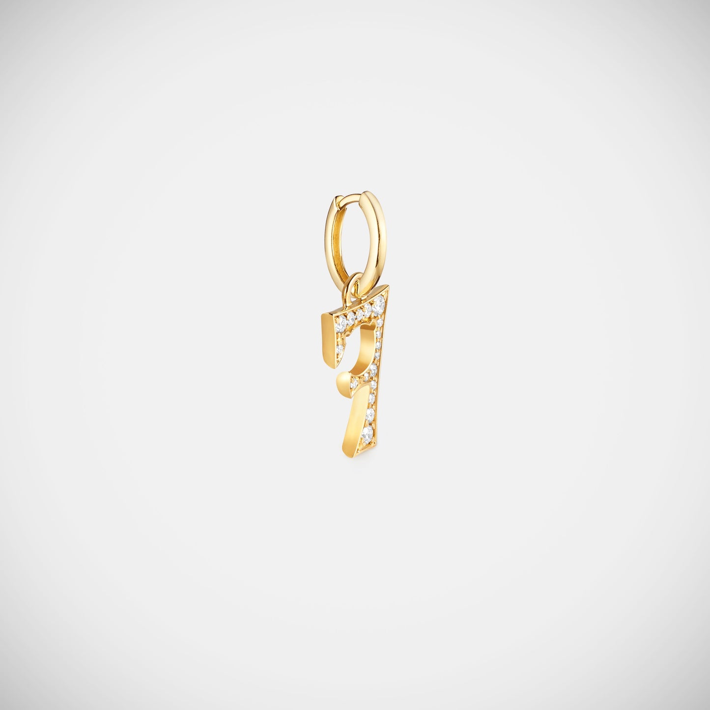 Custom Diamond Number Charm