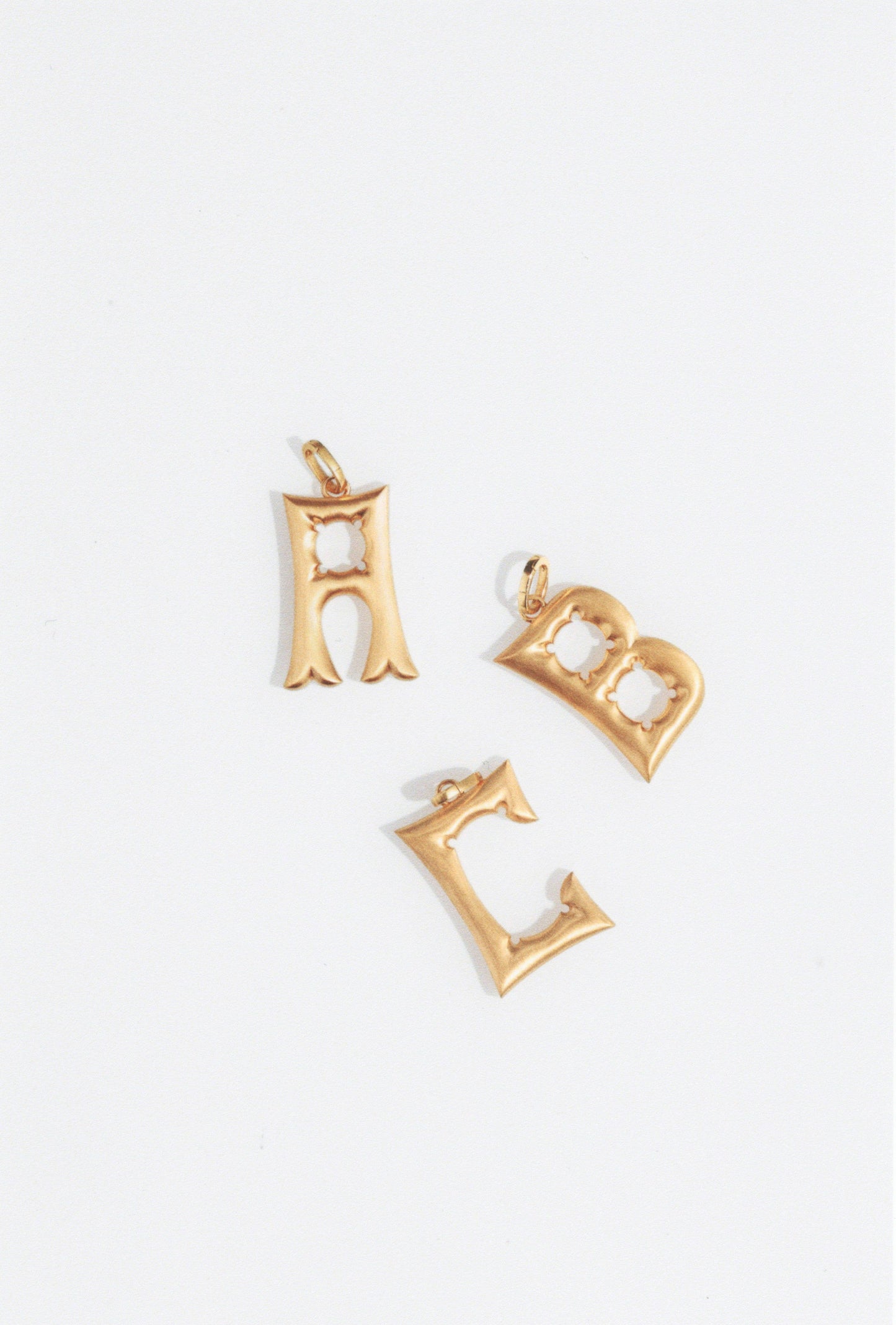 Marie Lichtenberg Staging Pendant Custom Jumbo Letter Charm