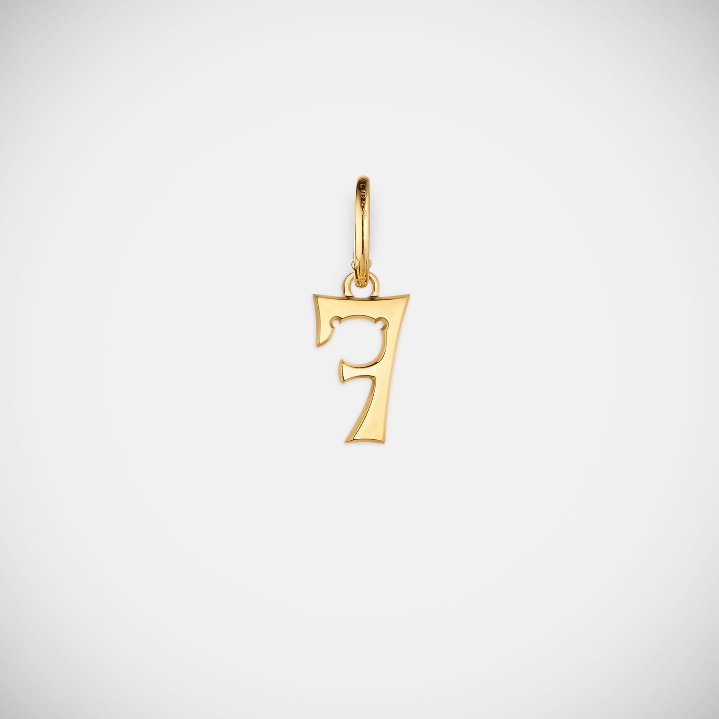 Marie Lichtenberg Staging Pendant Custom Number Charm