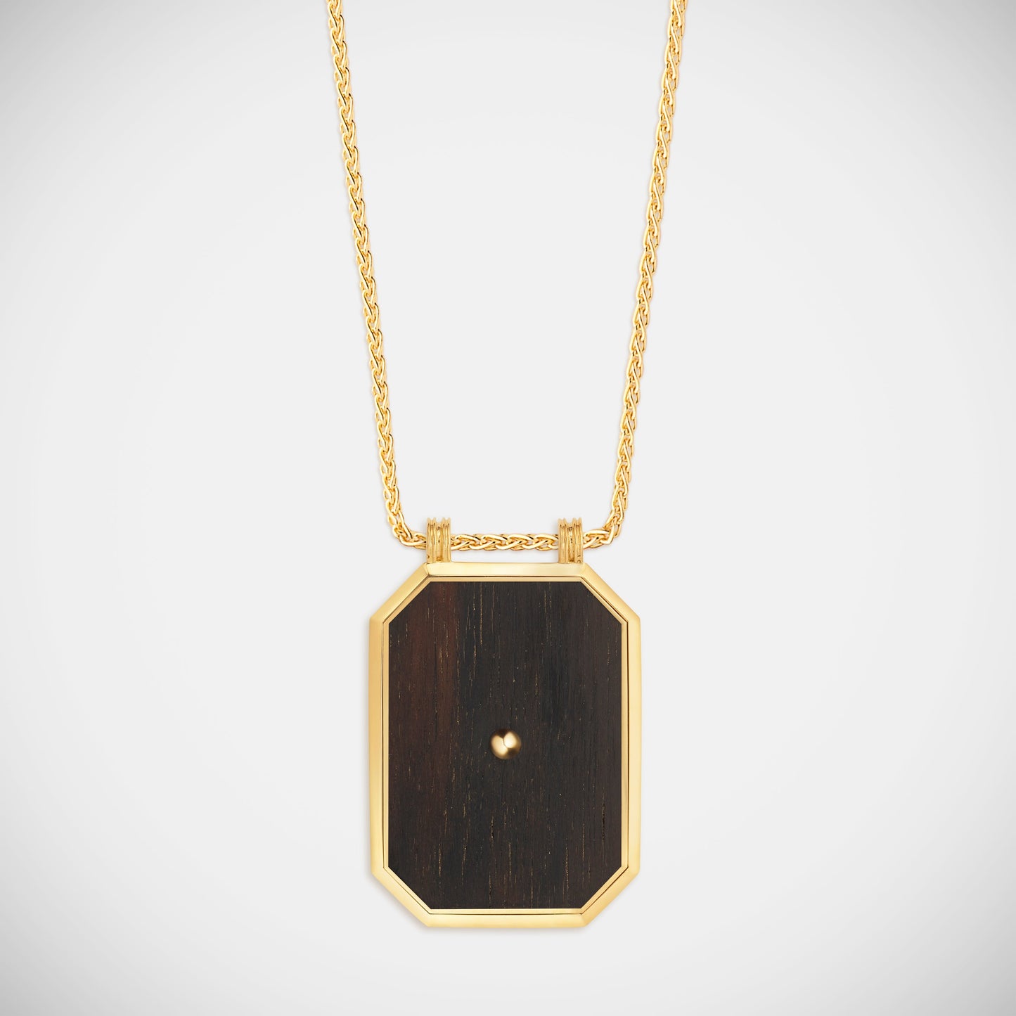 Ebony Cabochon Ruby Scapular