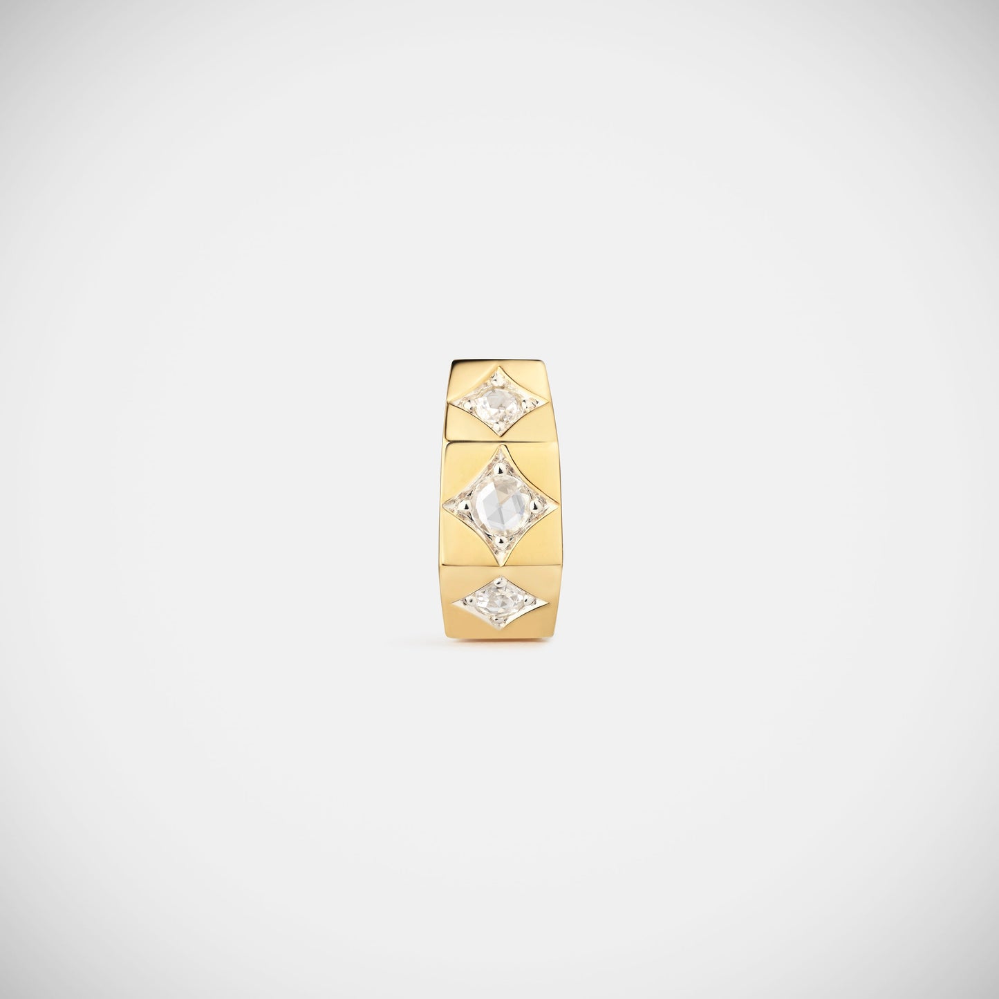 Marie Lichtenberg Staging Earring Ecrou earring Diamonds medium