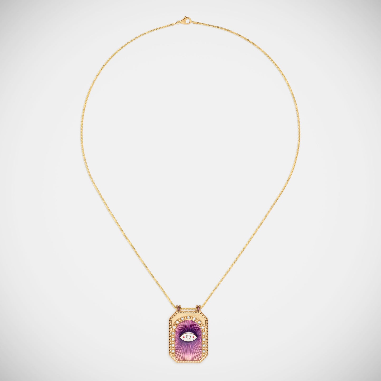 Eye Protect Purple Scapular