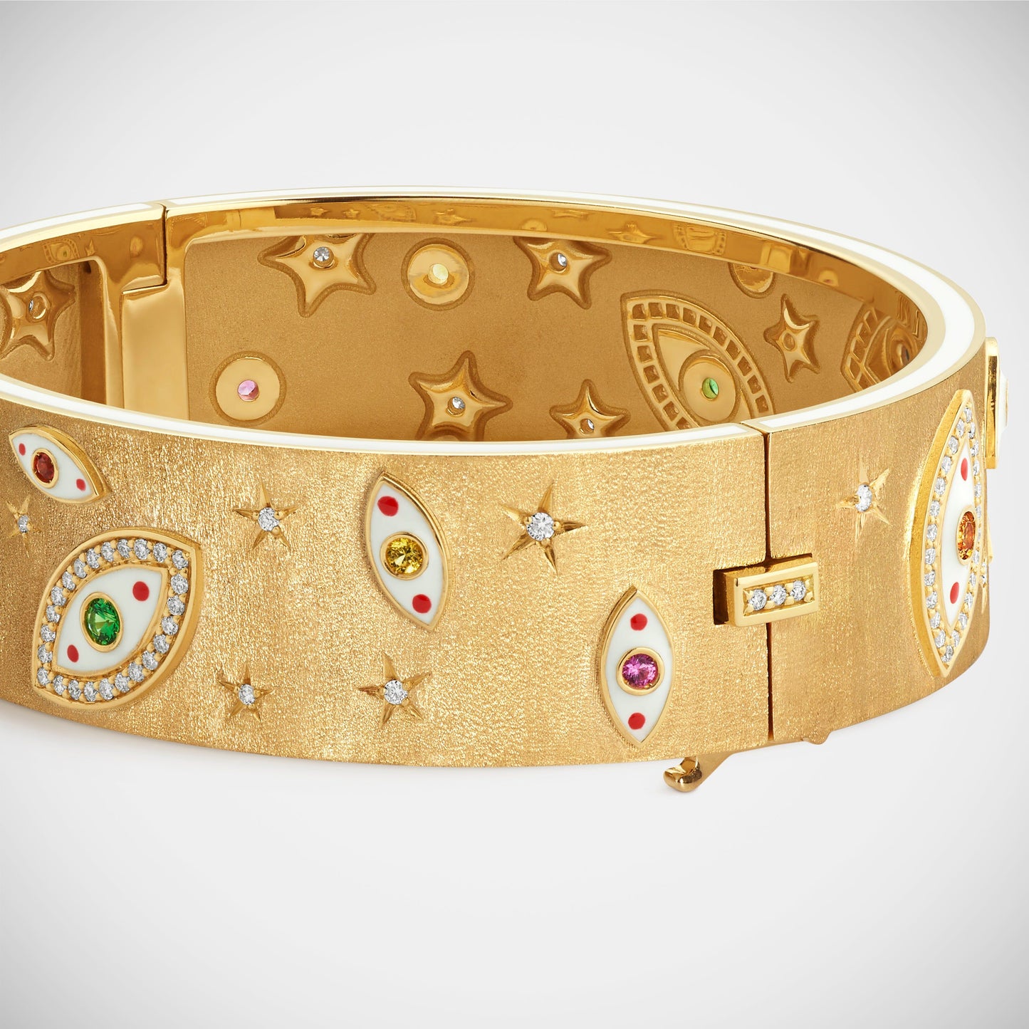Marie Lichtenberg Staging Bracelet Eye XL Half Cuff Bracelet