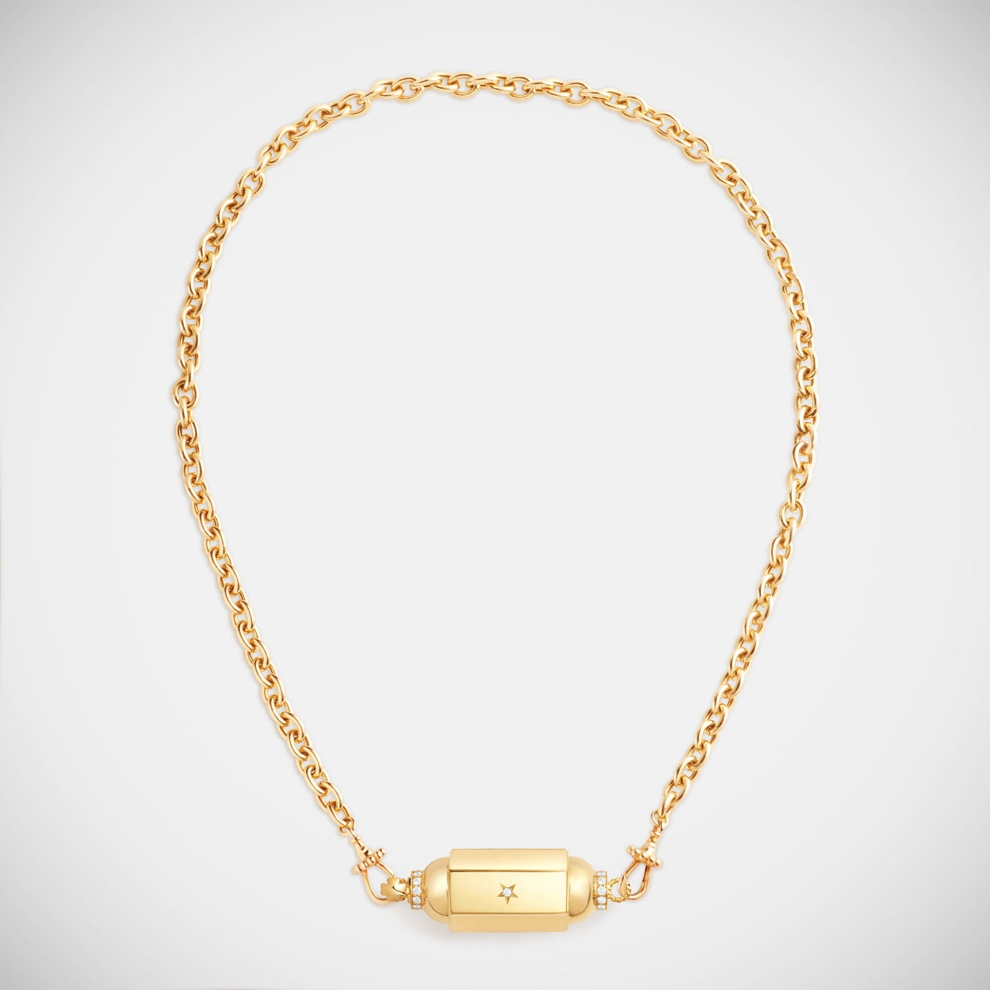 Marie Lichtenberg Staging Locket Jumbo Locket on Rosa Classic Chain