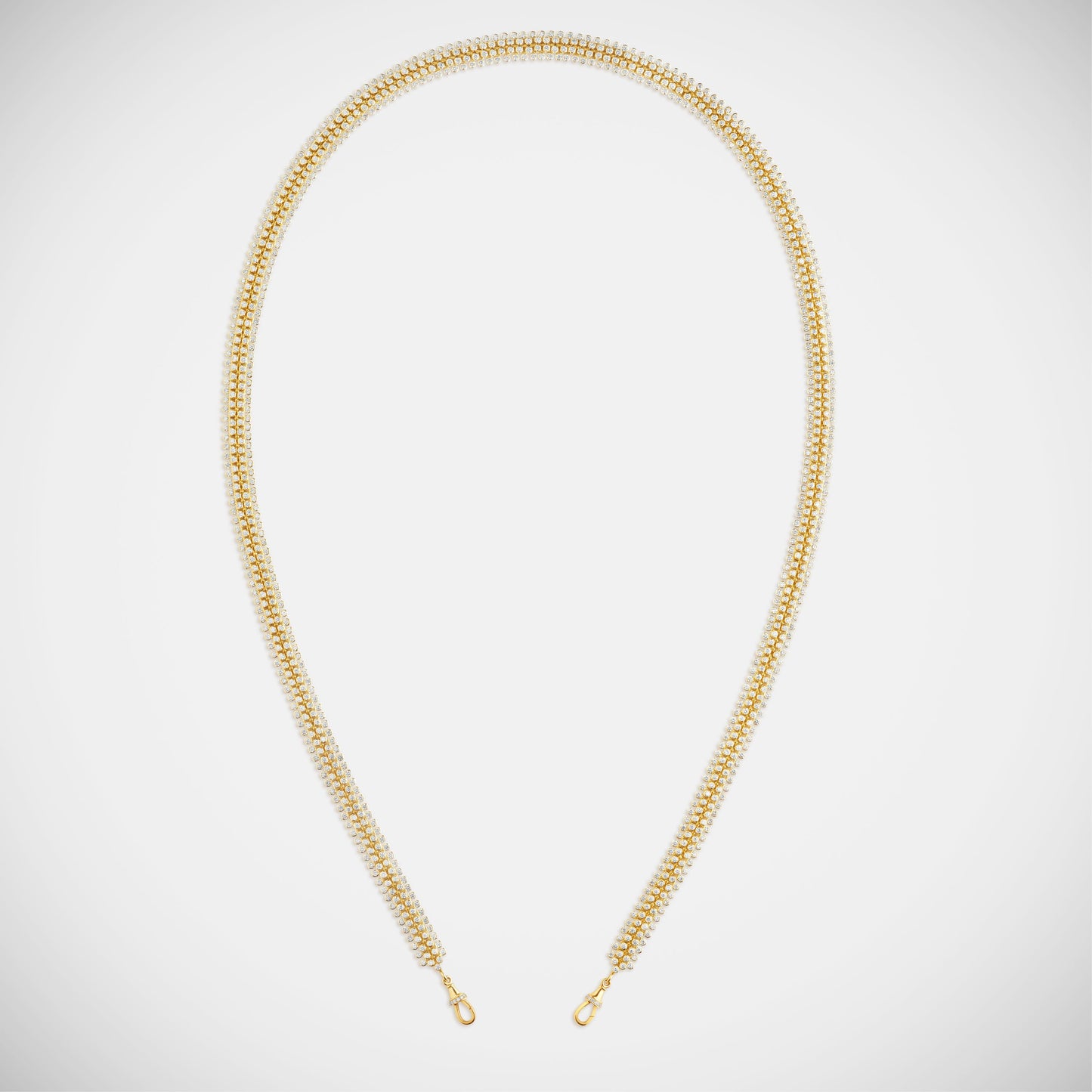 Marie Lichtenberg Staging Chain Mesh Diamonds Rivière 73cm