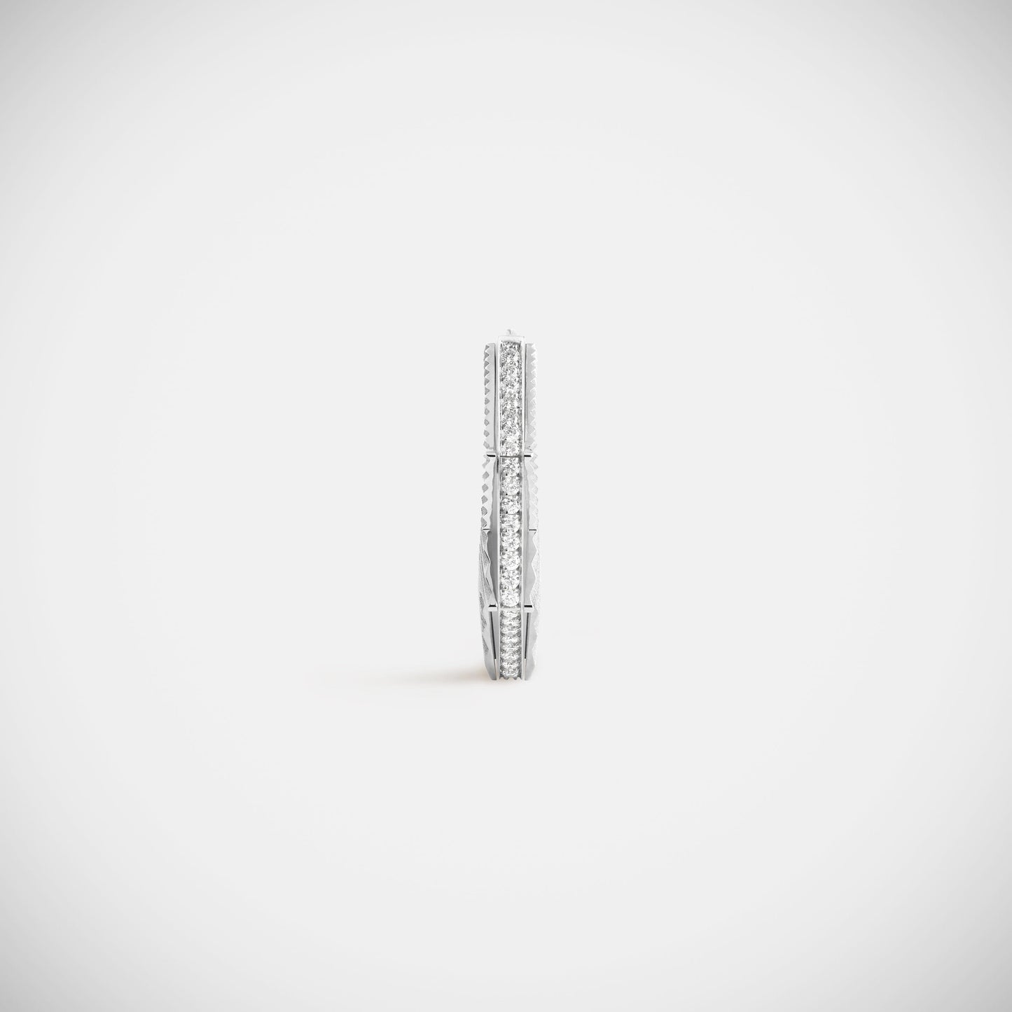 Marie Lichtenberg Staging Earring NYC Diamond White Earring medium