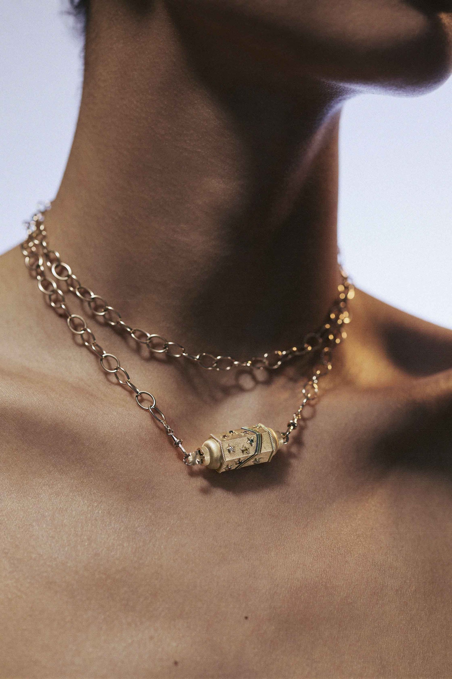 Marie Lichtenberg Staging Chain Rosa micro chain 73cm