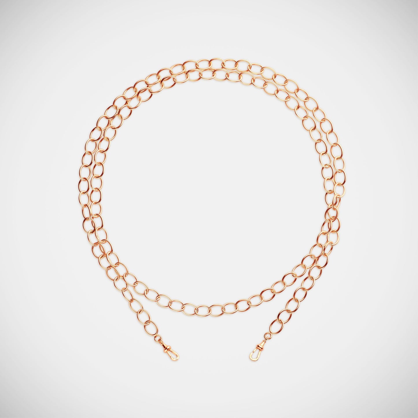 Marie Lichtenberg Staging Chain Rosa micro chain rose 73cm