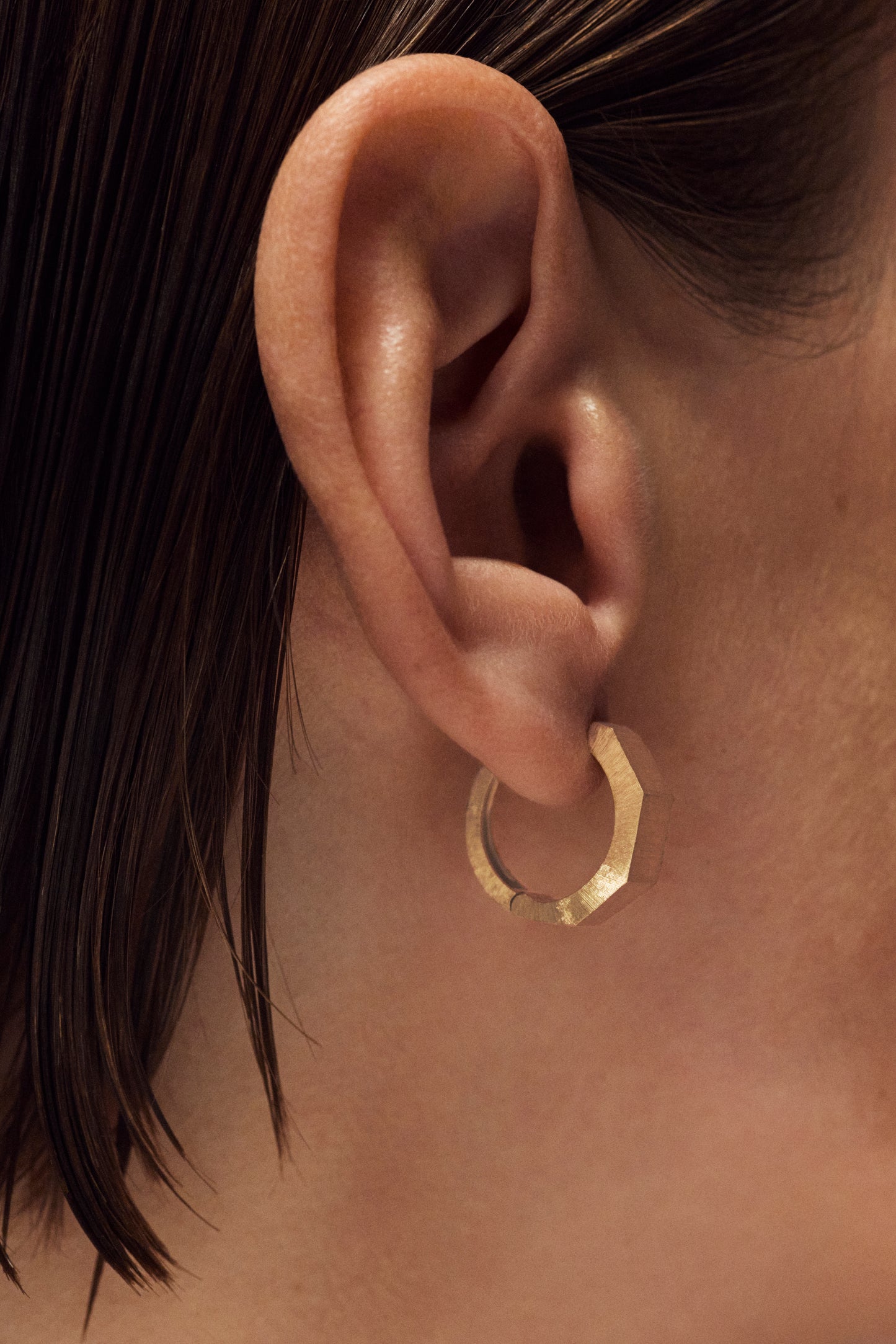 Ecrou coco earring large