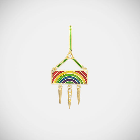 Rainbow earring