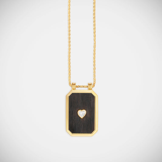 Ebony Heart Scapular