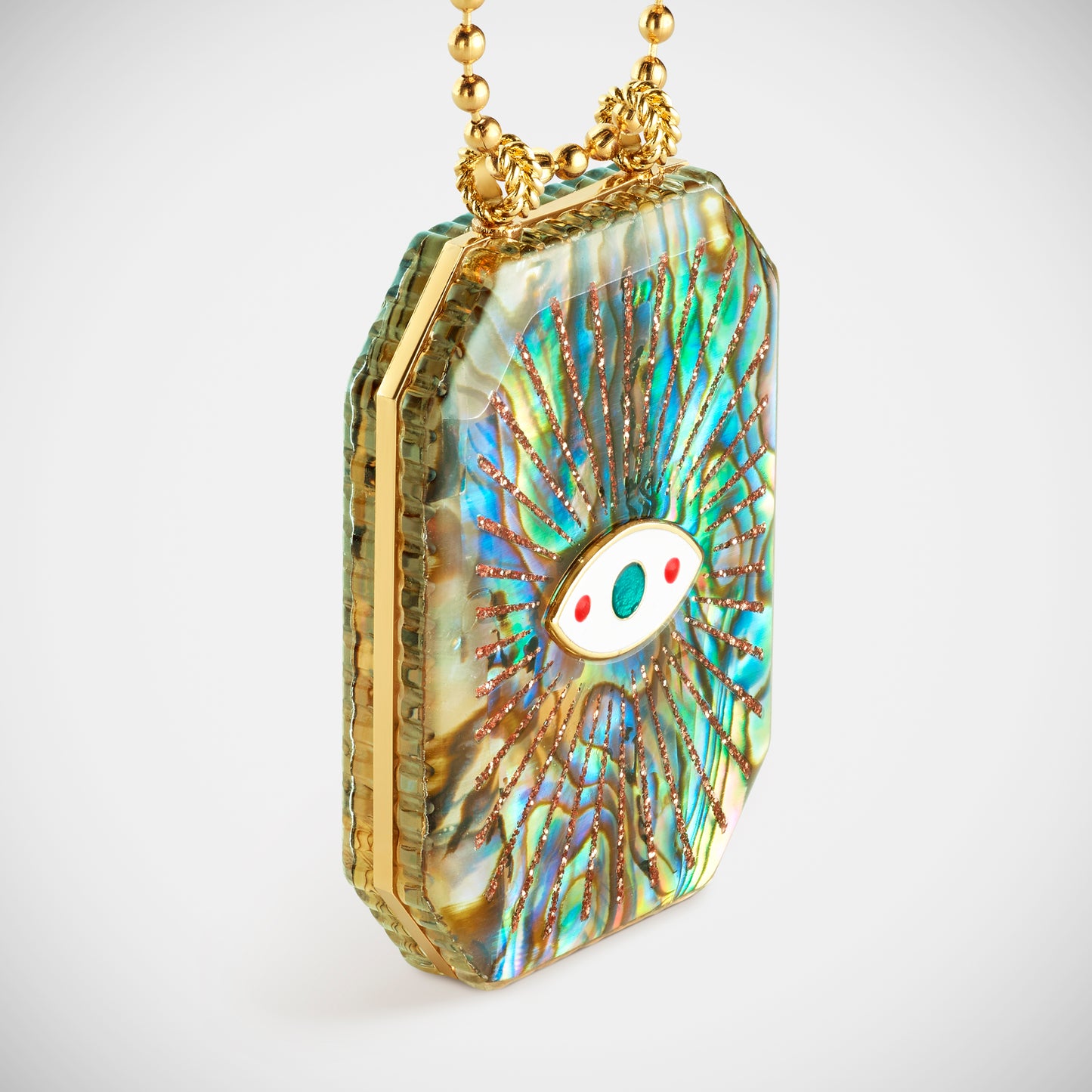 Raiz'in Scapular Mother of pearl Natural 40mm