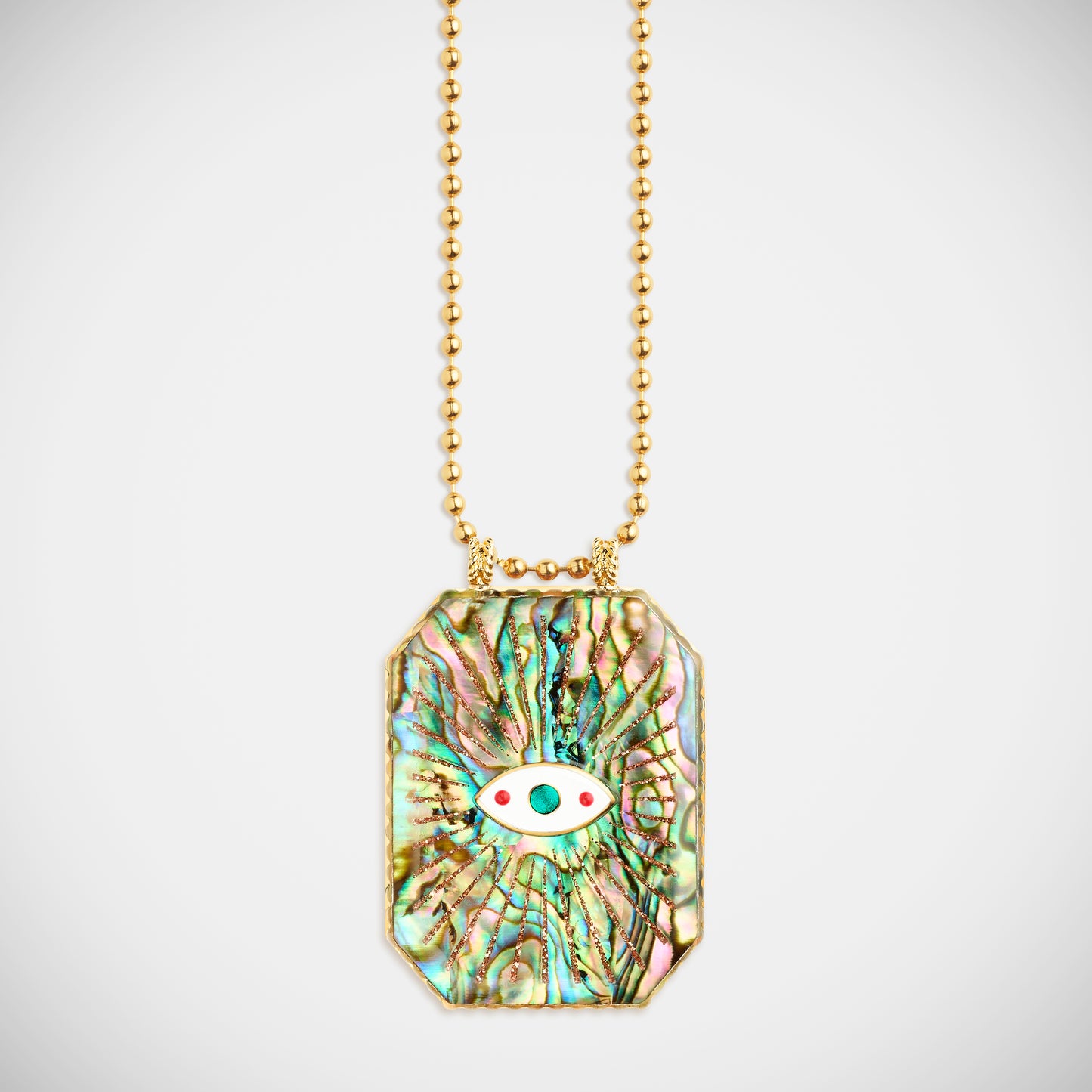 Raiz'in Scapular Mother of pearl Natural 40mm