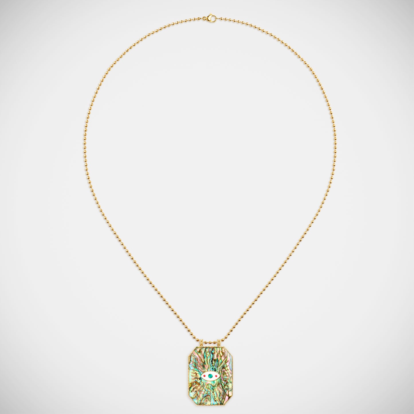 Raiz'in Scapular Mother of pearl Natural 40mm