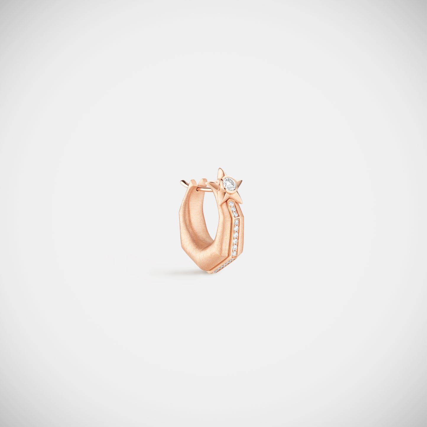 Baba Small Diamond Earring Rose Gold