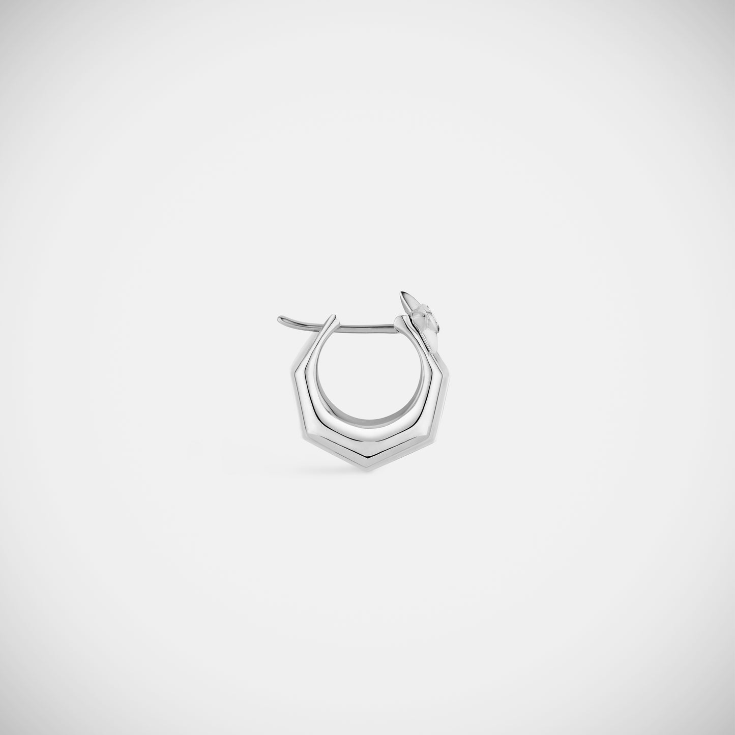 Baba Small Diamond Earring White Gold