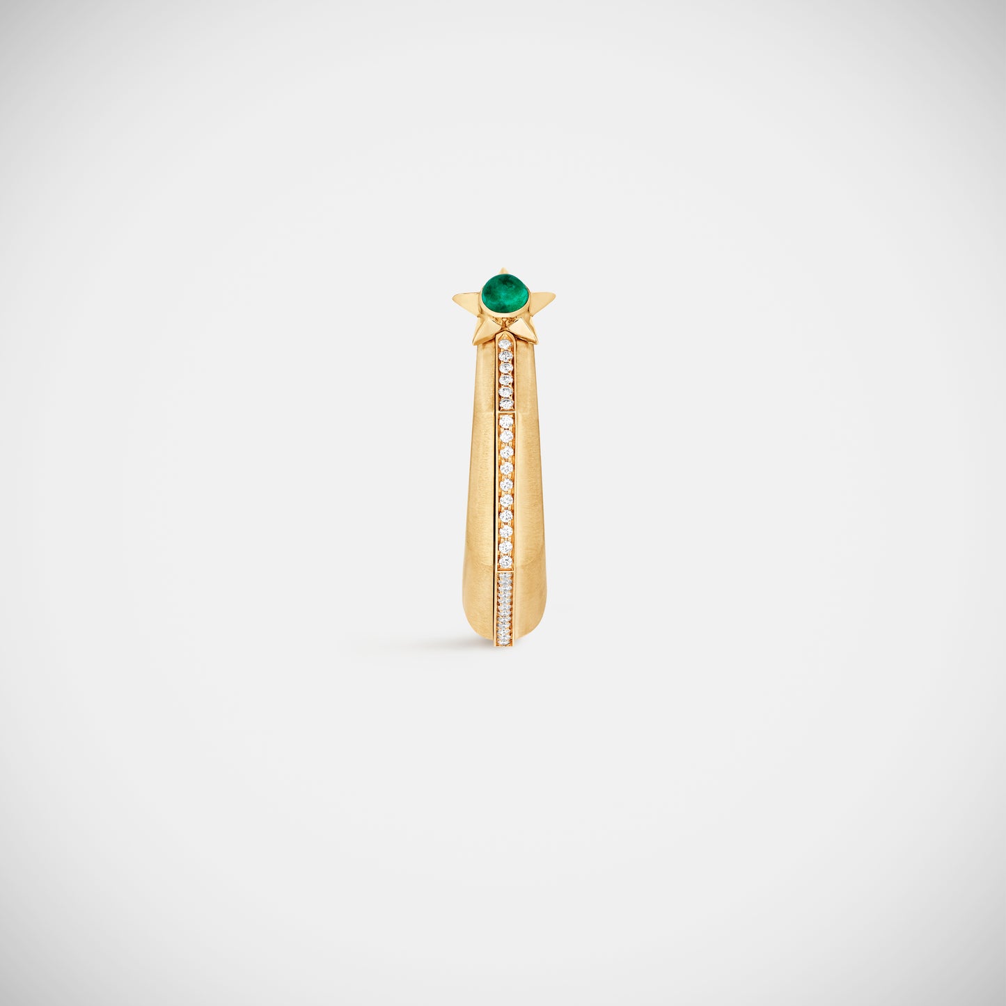 Baba Large Emerald Earring