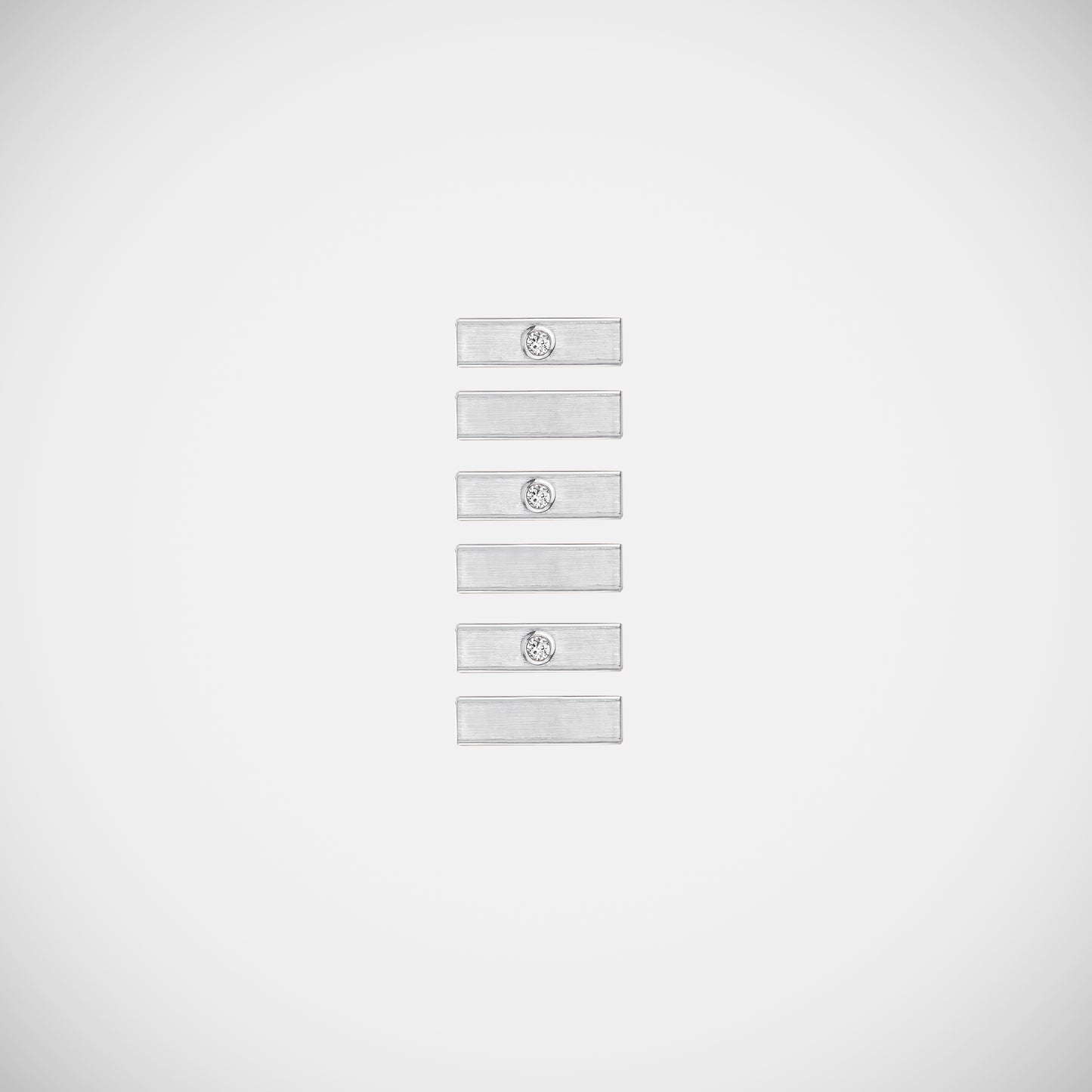 Micro coco diamonds white gold locket necklace