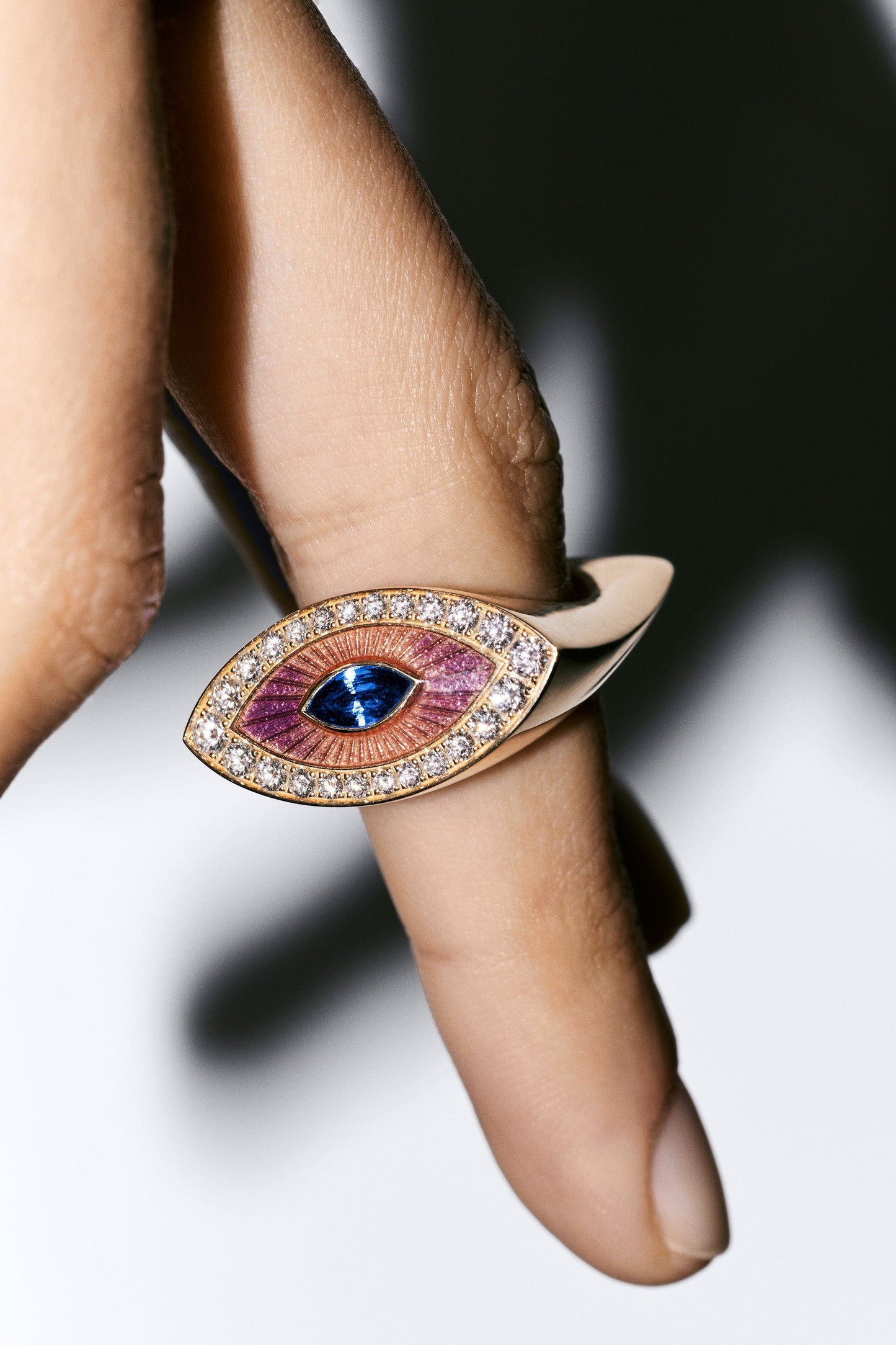 Evil Eye Purple ring - Marie Lichtenberg