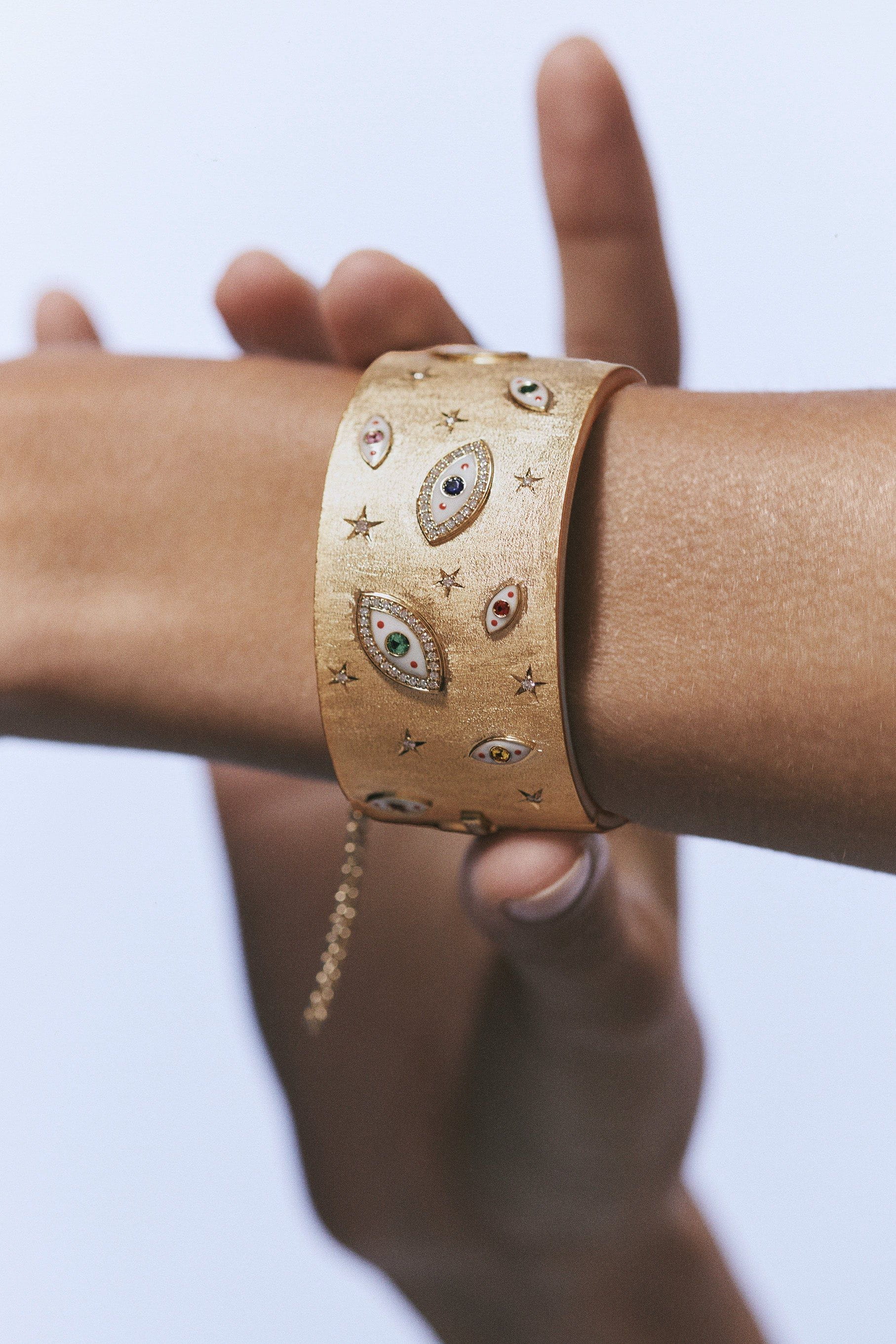 Eye XL Cuff Bracelet - Marie Lichtenberg