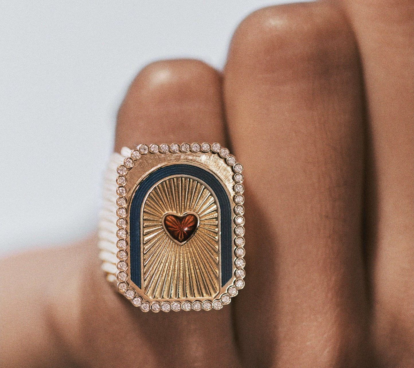 Heart mini scap ring - Marie Lichtenberg