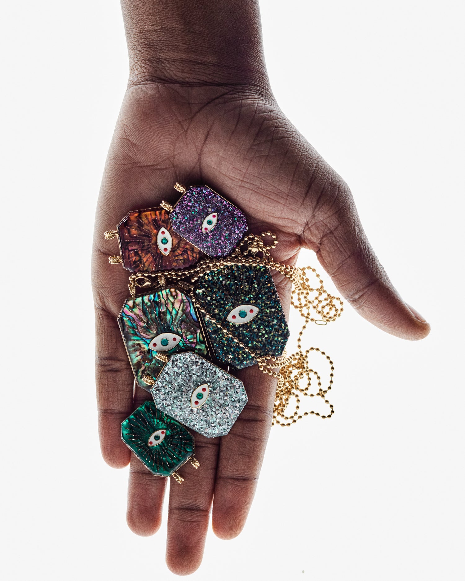 Marie Lichtenberg Raiz'in Raiz'in Scapular Glitter Purple 28mm