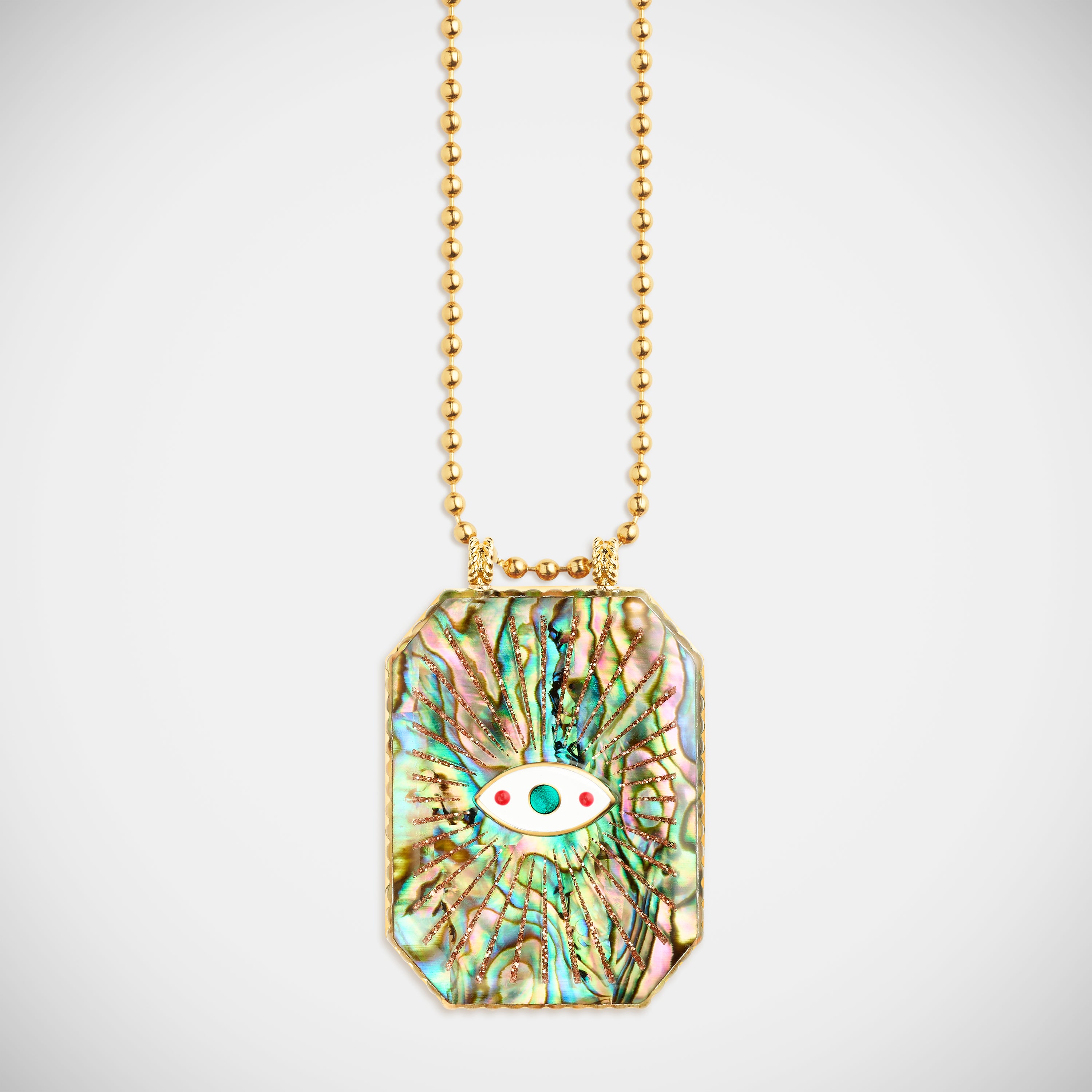 Marie Lichtenberg Raiz'in Raiz'in Scapular Mother of pearl Natural 40mm