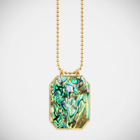 Marie Lichtenberg Raiz'in Raiz'in Scapular Mother of pearl Natural 40mm