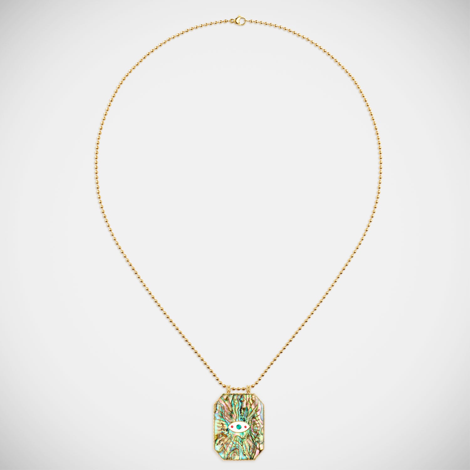 Marie Lichtenberg Raiz'in Raiz'in Scapular Mother of pearl Natural 40mm