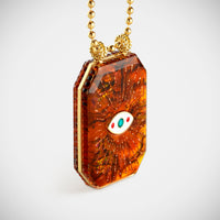 Marie Lichtenberg Raiz'in Raiz'in Scapular Mother of pearl Ochre 34mm