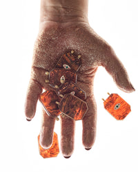 Marie Lichtenberg Raiz'in Raiz'in Scapular Mother of pearl Ochre 34mm