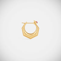 Marie Lichtenberg Staging Earring Baba Medium Ruby Earring