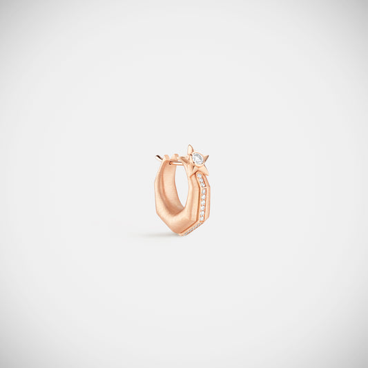 Marie Lichtenberg Staging Earring Baba Small Diamond Earring Rose Gold