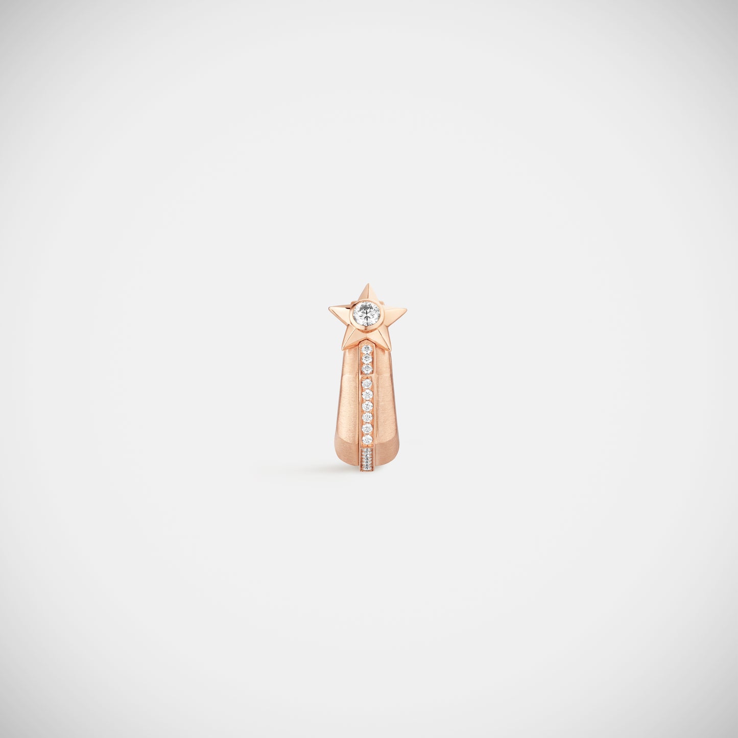 Marie Lichtenberg Staging Earring Baba Small Diamond Earring Rose Gold