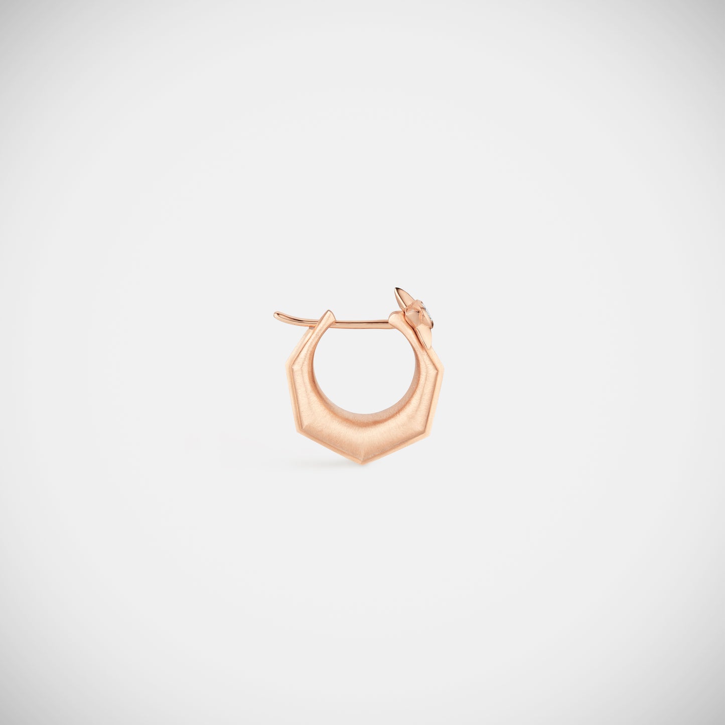 Marie Lichtenberg Staging Earring Baba Small Diamond Earring Rose Gold