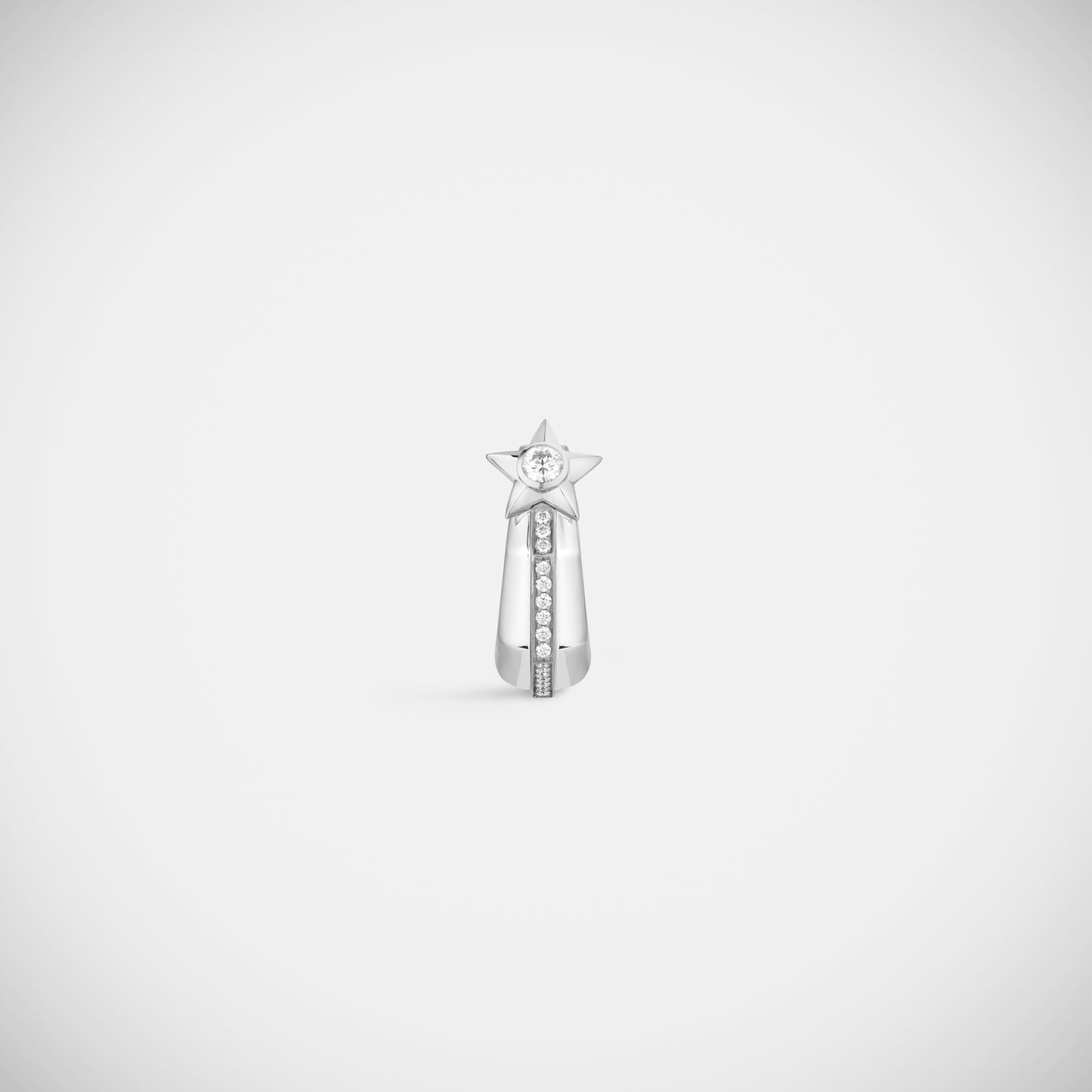 Marie Lichtenberg Staging Earring Baba Small Diamond Earring White Gold