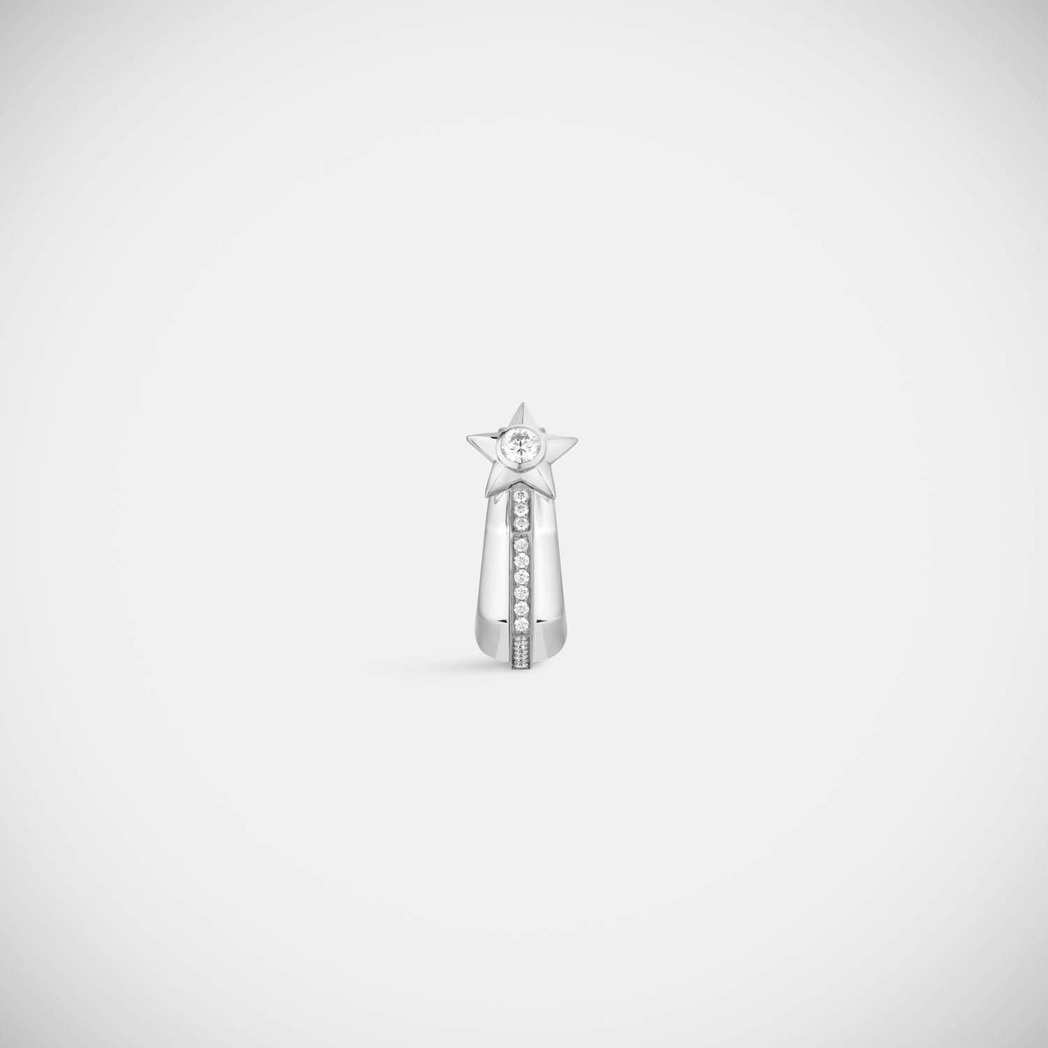 Marie Lichtenberg Staging Earring Baba Small Diamond Earring White Gold