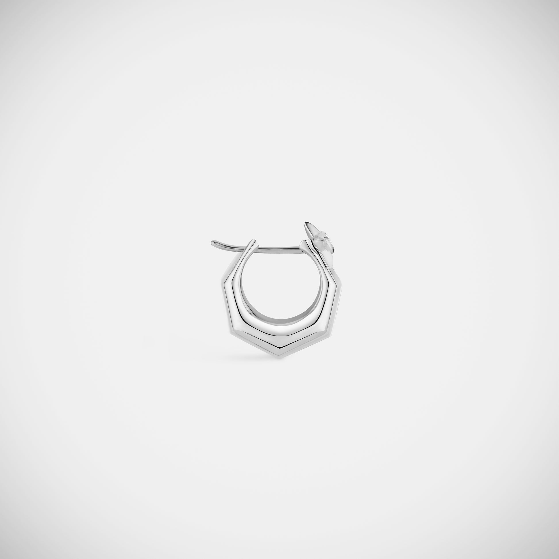 Marie Lichtenberg Staging Earring Baba Small Diamond Earring White Gold