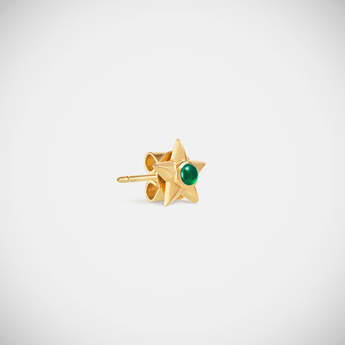 Marie Lichtenberg Staging Earring Baba Stud Emerald Earring