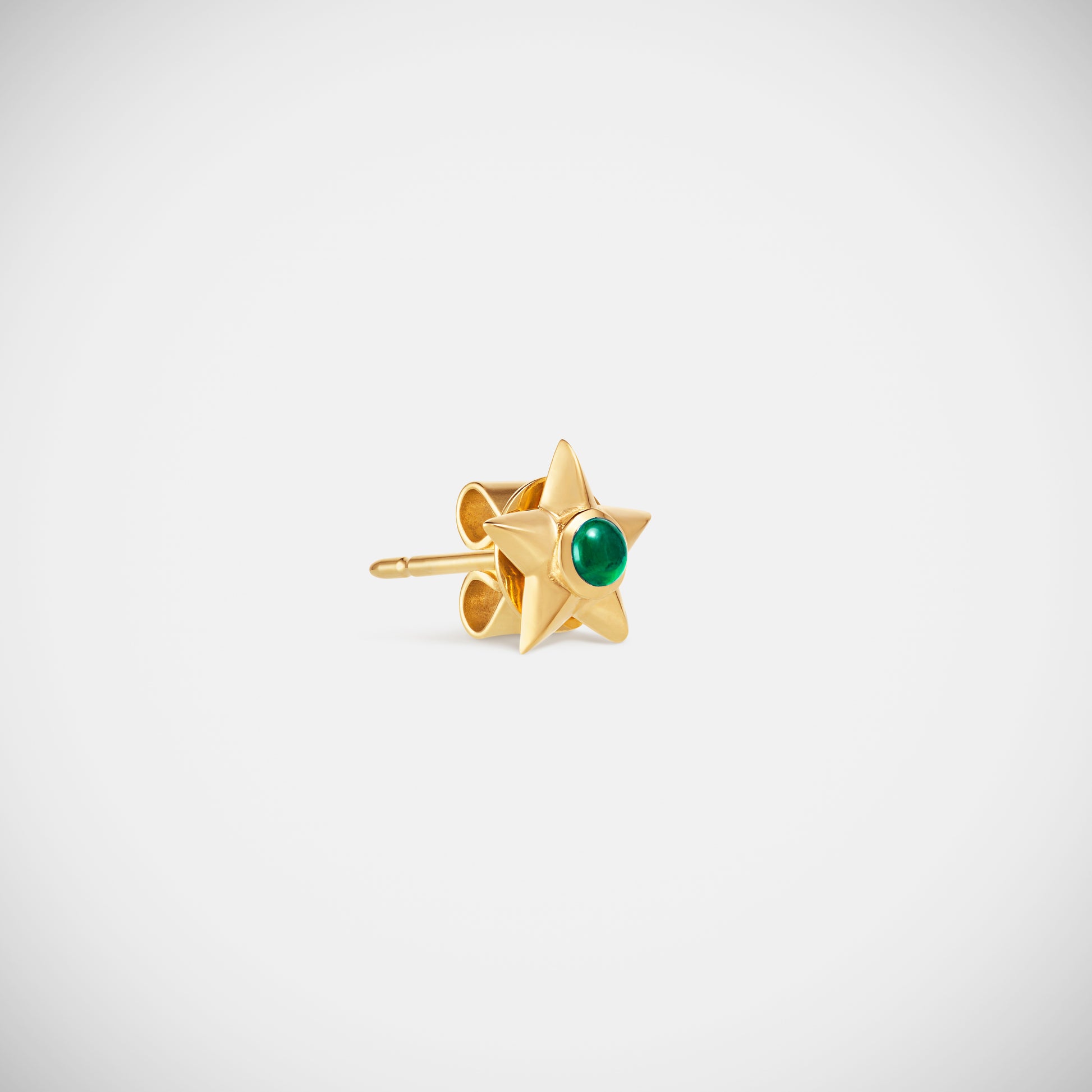 Marie Lichtenberg Staging Earring Baba Stud Emerald Earring