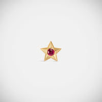 Marie Lichtenberg Staging Earring Baba Stud Ruby Earring