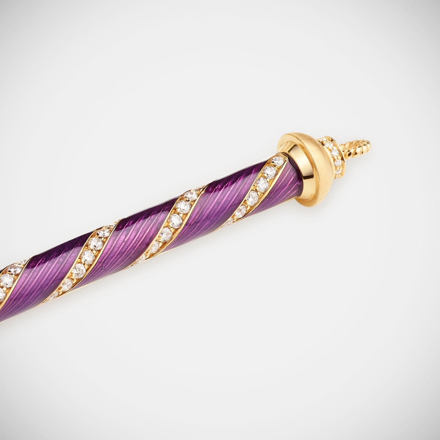 Marie Lichtenberg Staging Pendant Candy Cane Purple