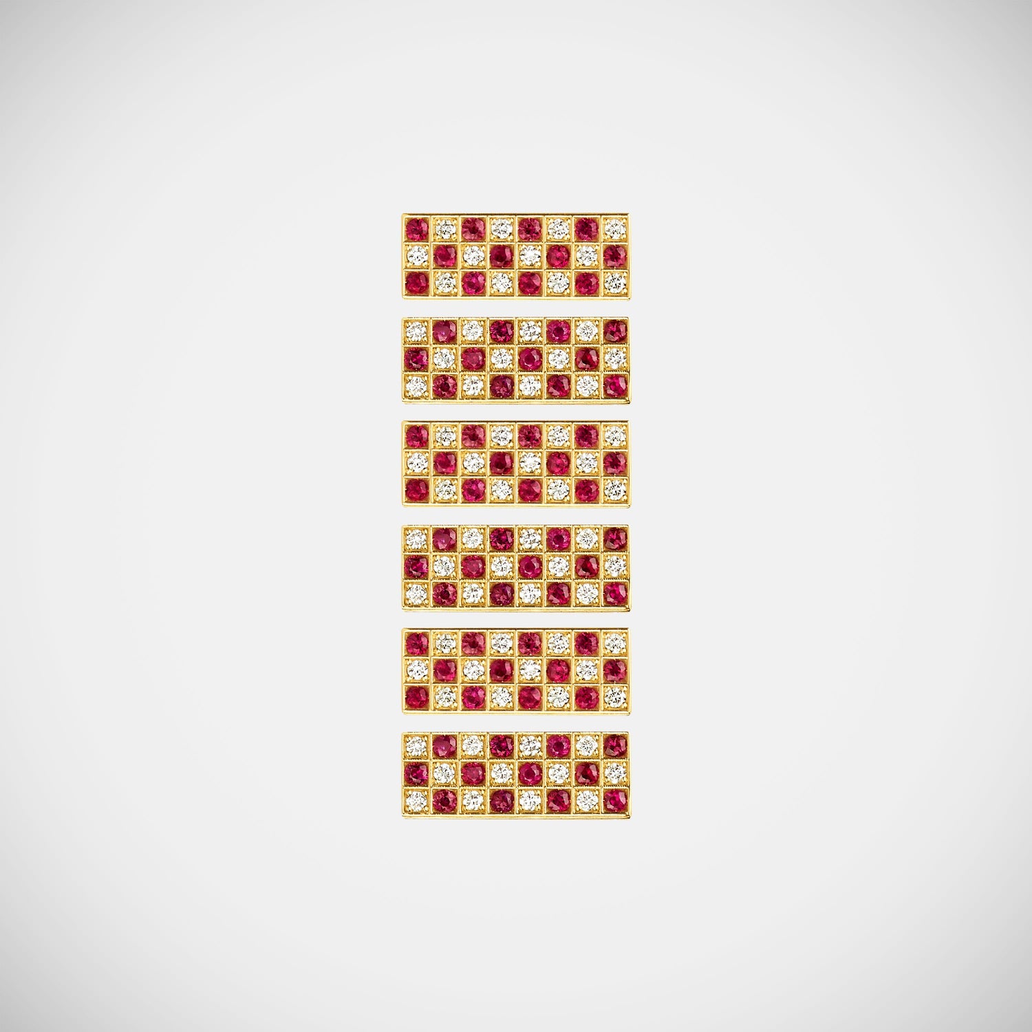 Marie Lichtenberg Staging Locket Check Ruby Locket on Rosa Classic Chain