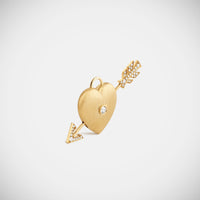 Marie Lichtenberg Staging Charm Coeur percé charm