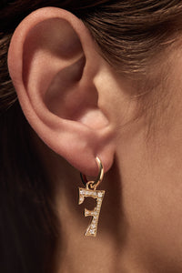 Marie Lichtenberg Staging Pendant Custom Diamond Number Charm